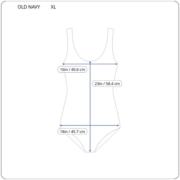 Old Navy Womens Swimsuit Extra Large One Piece Orange Lined Criss Cross ORA12E - Picture 2 of 13